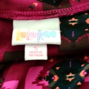 Long multicolored skirt